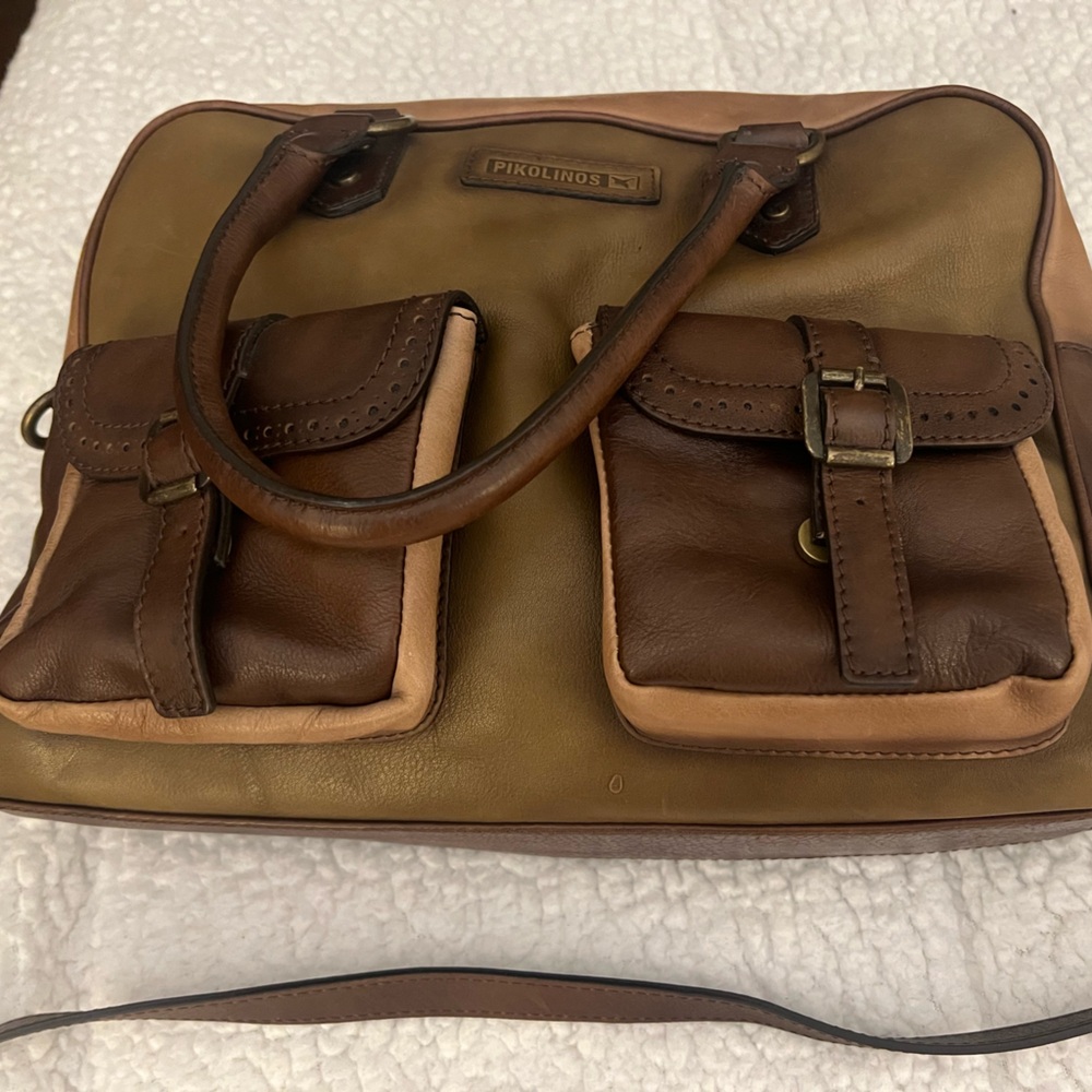 Pikolinos bag which is good for travelling due to its size. Leather